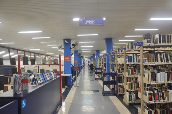 Vista parcial da Biblioteca
