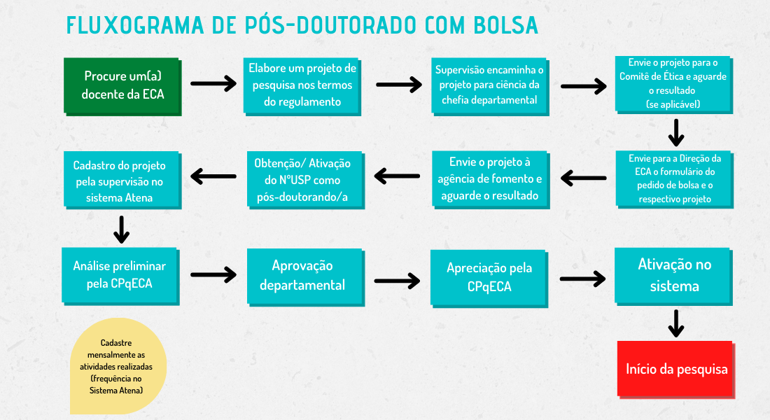 Fluxo de Pós-Doutorado com bolsa