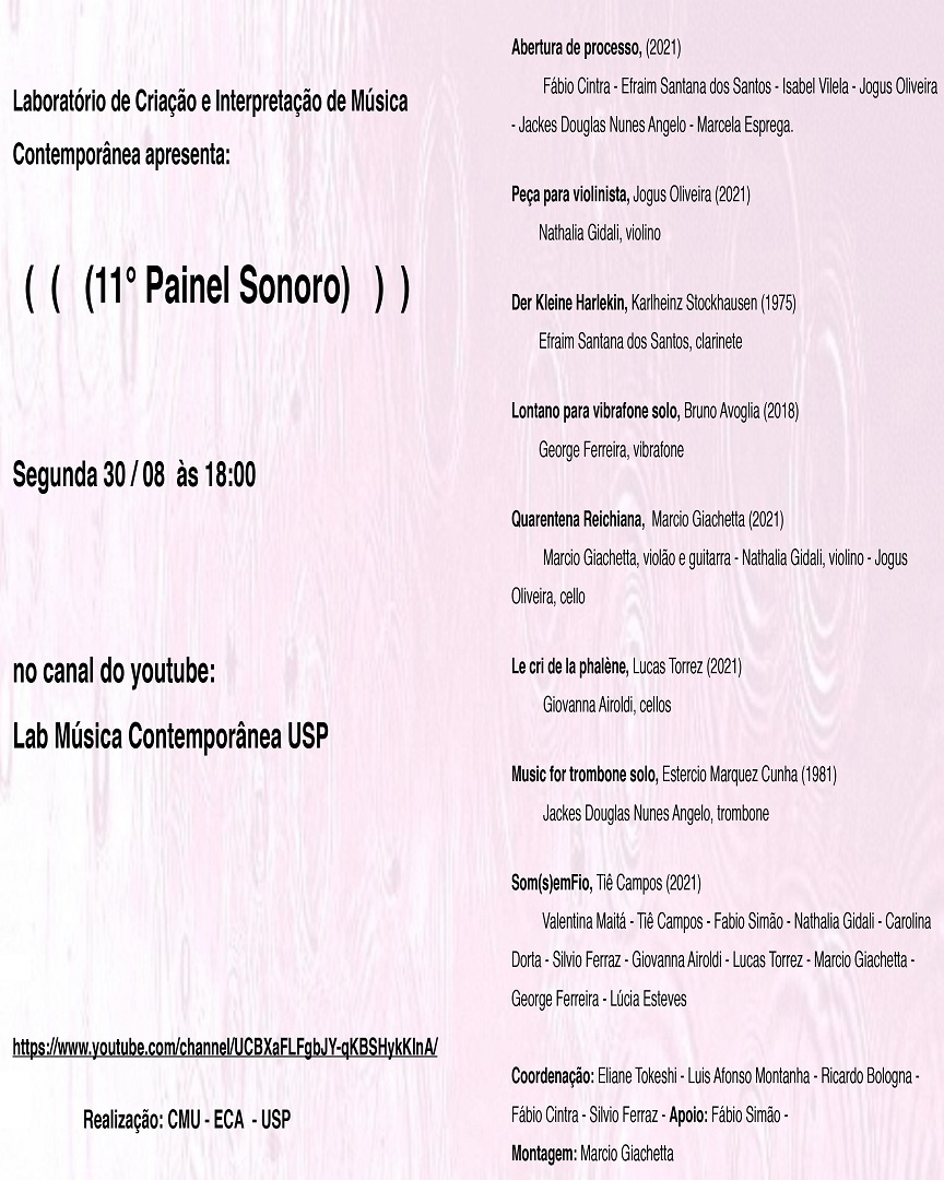 Painel Sonoro - Lab de Criação e Interpretação de Música Contemporânea