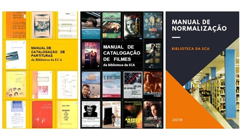 Capas dos três manuais