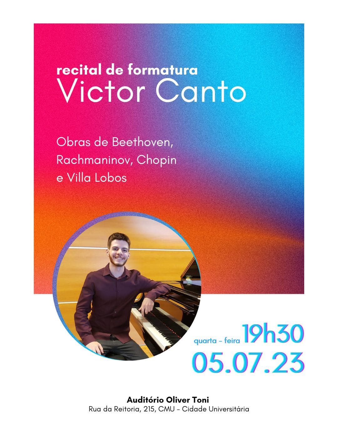 Recital de Formatura -Victor Canto