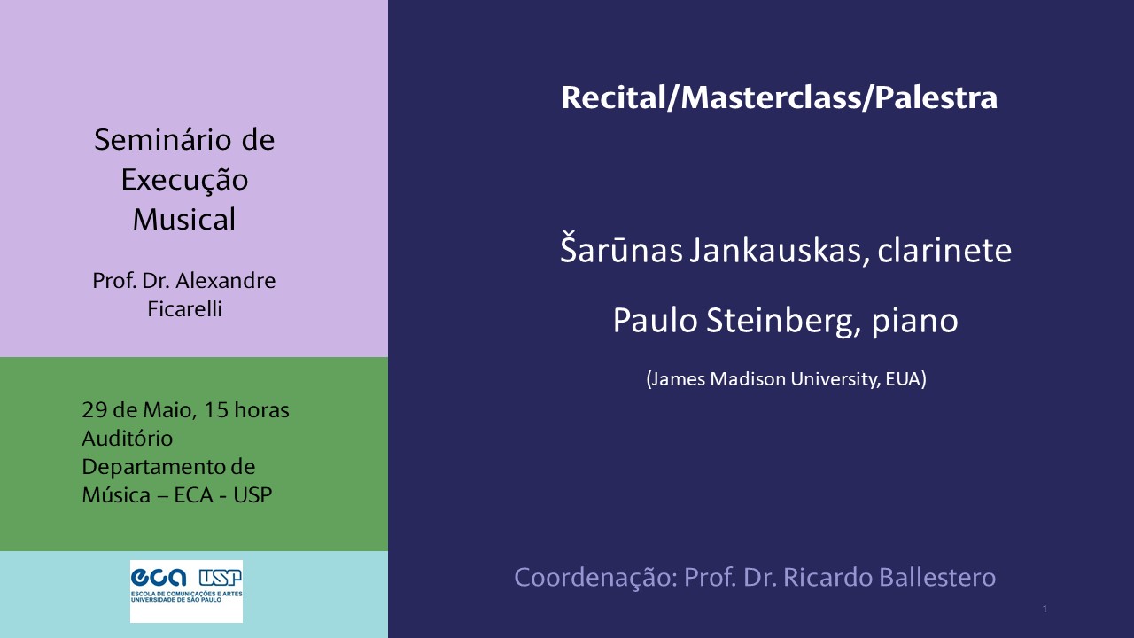 recital / masterclass/ palestra