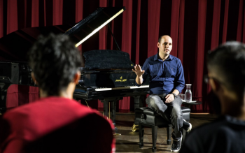 O pianista e professor de música Adolfo Mendonça