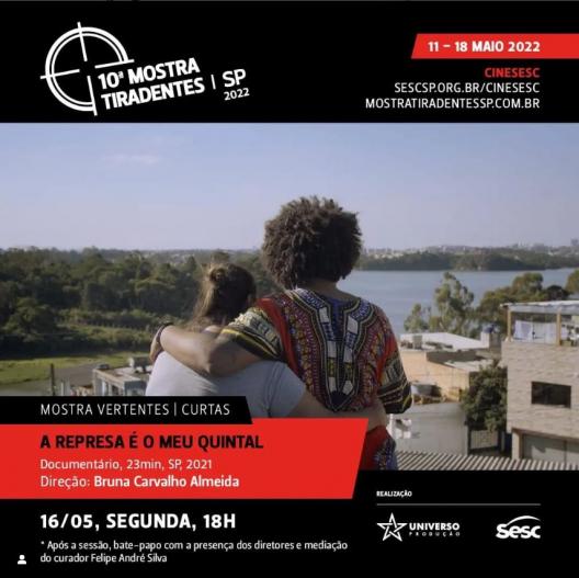  Filme: &quot;A Represa é o meu quintal&quot; - flyer de divulgação Cinesesc.