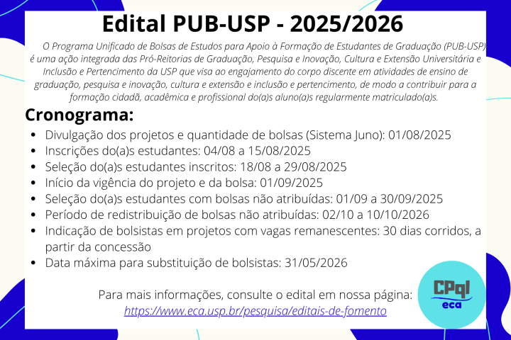 Edital PUB - 2025/2026