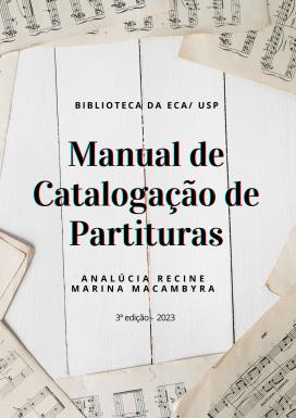 Manual de catalogação de partituras 2023 capa