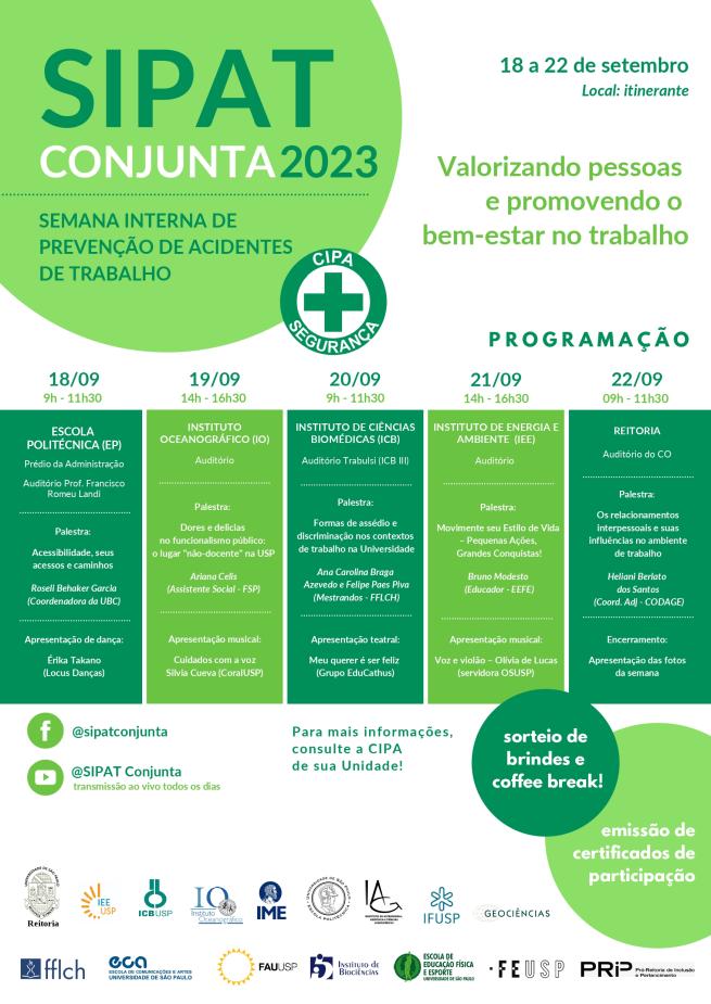 programação sipat conjunta 2023