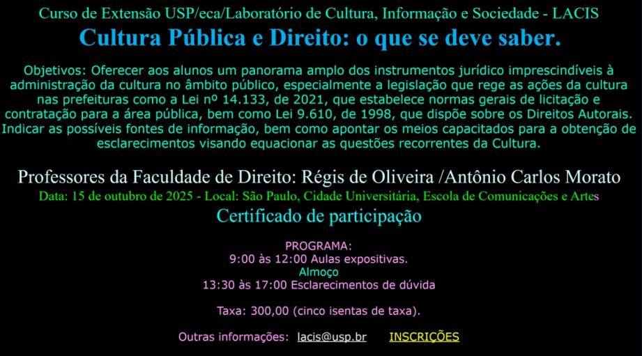 cultura pública e direito: o que se deve saber