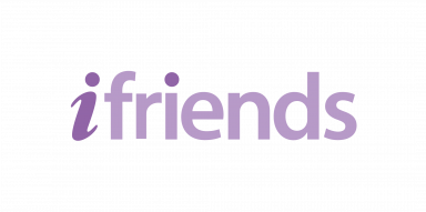 Imagem colorida, do logo do programa USP iFriends