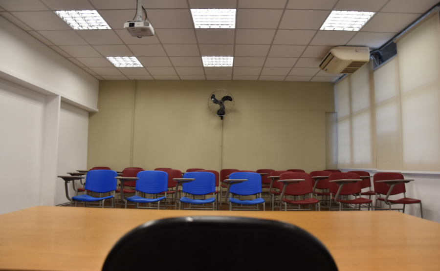 Sala de aula reformada