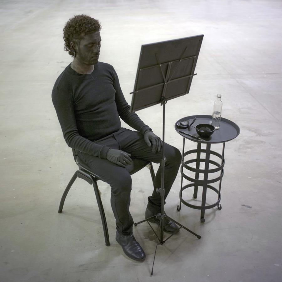 Trabalho de Wal Braz na mostra "Transformandos". Foto: Helena Sá Mota Trabalho exposto na mostra "Transformandos"