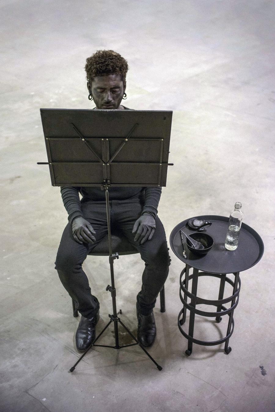 Trabalho de Wal Braz na mostra "Transformandos". Foto: Helena Sá Mota Trabalho exposto na mostra "Transformandos"