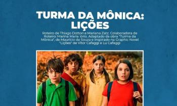 Flyer do filme Turma da Mônica: Lições