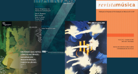 Montagem com quatro capas de revistas da ECA.